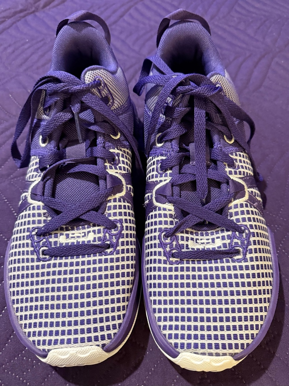 Nike Kids Purple Mesh Athletic Sneakers